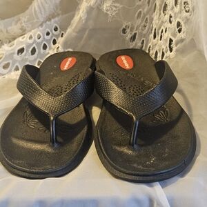 Okabashi Black Women's Flip Flop Sandals